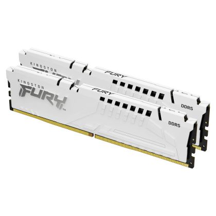 Memorie Kingston FURY Beast White 64GB(2x32GB) DDR5 5200MHz CL36