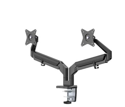 Stand Neomounts de Newstar Desk Mount ultraplat (clemă/maneală) pentru 2 ecrane de monitor