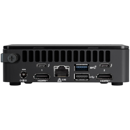 ASUS NUC 13pro/RNUC13ANKI500002I/Intel Core i5-1340p/Intel Iris Xe Graphics/4xUSB/M.2 22x80 NVMe; 22x42 SATA/2.5Gbe LAN/2xHDMI/ 2x Thunderbolt 4 (USB-C+DP)/fără stocare/fără RAM/AX211.NGWG.NV/fără OS/EU cablu/Slim Kit (L6)/EAN:4711387502259