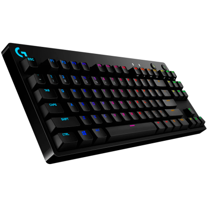 LOGITECH PRO X TKL Lightspeed - Tactil - SUA - NEGRU