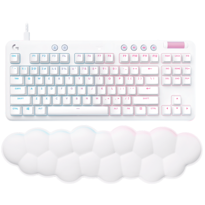 Tastatură pentru jocuri cu fir LOGITECH G713 TKL - OFF WHITE - USB - SUA INT'L - TACTILĂ