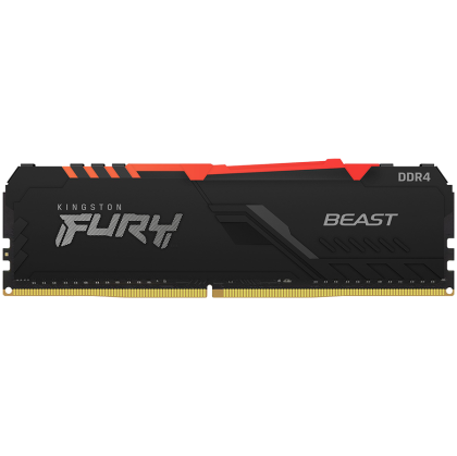 Kingston 16 GB 3200 MT/s DDR4 CL16 DIMM FURY Beast RGB, EAN: 740617337518