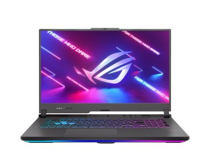 Laptop Asus ROG Strix G17 G713PU-LL052W, AMD Ryzen 9 7845HX (12 nuclee/24 fire, cache L3 de 64 MB, boost maxim de până la 5,2 GHz), 17,3 inchi WQHD (2560 x 1440) 16GBHDR5, 40GBHDR51 SSD de 1 TB, RTX 4050, 6 GB GDDR6, WiFi 6, RGB, Windows 11, Eclipse Grey