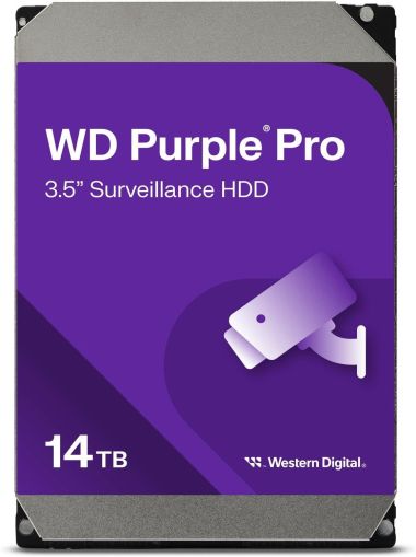 Hard disk WD Purple Pro Surveillance, 14 TB, 256 MB, SATA 3