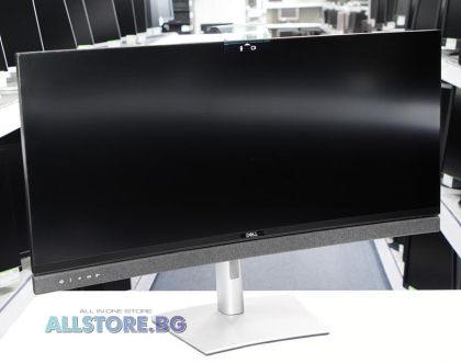 Dell C3422WE, 34.14" 3440x1440 WQHD 21:9 Stereo Speakers + Microphone + USB Hub, Black, Brand New Open Box