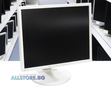 Eizo FlexScan S1921, 19" 1280x1024 SXGA 5:4 Stereo Speakers, White, Grade A