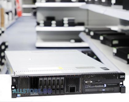 IBM System x3650 M2, Intel Xeon Quad-Core, 8192MB RDIMM DDR3, FĂRĂ HDD SAS 2,5", montare în rack 2U, grad A