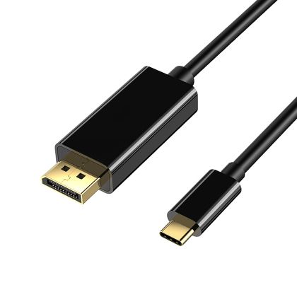 VCom Cable Type-C to DisplayPort - 8K Black - CU422C-1.8m