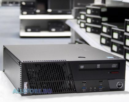 Lenovo ThinkCentre M93p, Intel Core i5, 8192 MB DDR3, 180 GB SSD de 2,5 inchi, desktop subțire, grad A