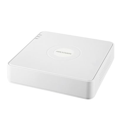 Recorder HikVision DS-7104NI-Q1 recorder, 4 Camere IP, înregistrare până la 4 MP (2560x1440); H.265, 1 HDD SATA de până la 6TB, 2 USB, 100Mbit; Intrare video: HDMI/VGA (1080p)