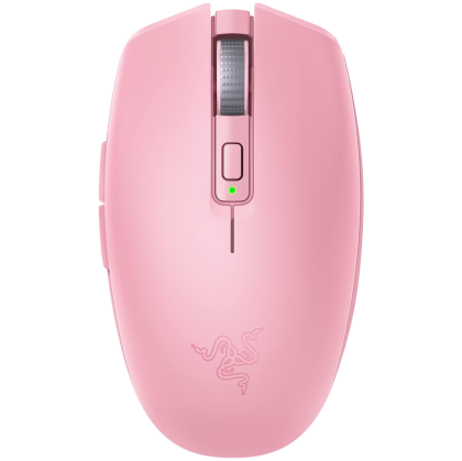 Razer Orochi V2 Pink, wireless dual-mode (2,4 GHz și Bluetooth), senzor optic de 18.000 DPI, comutatoare mecanice Razer de a doua generație, până la 950 de ore de viață a bateriei, greutate < 60 g, dreptaci simetric