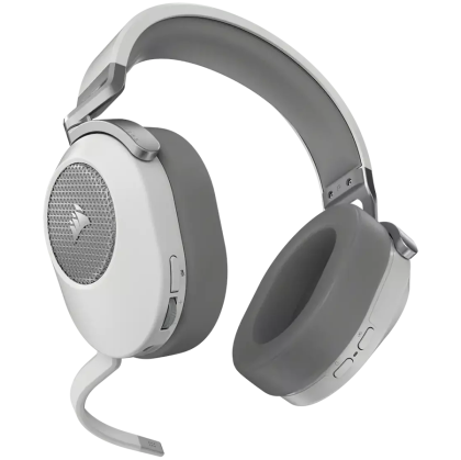 Corsair HS65 WIRELESS Gaming Headset, White (EU), v2, EAN: 0840006676522