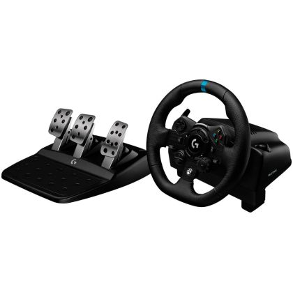 LOGITECH G923 Yarış Direksiyonu ve Pedallar - PC/XB - SİYAH - USB