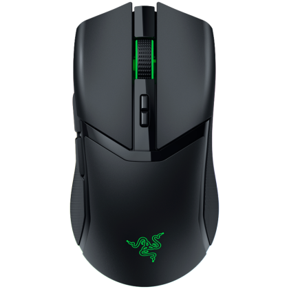 Mouse pentru gaming Razer Cobra Pro fără fir, Senzor optic Razer Focus Pro 30K, 30000 DPI, Comutatoare pentru mouse optic Gen-3, Greutate 77 g, 10 comenzi personalizabile, Iluminare Chroma™, Razer HyperSpeed Wireless, BT, Cablu Speedflex tip C, până la ba