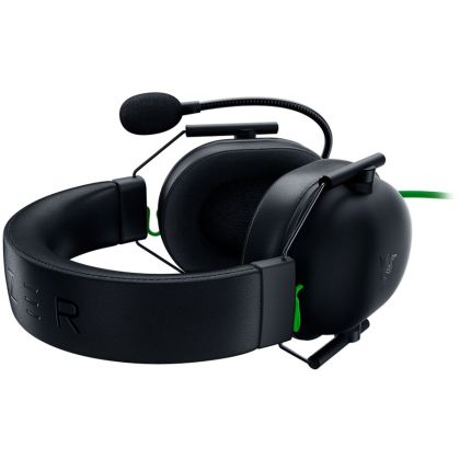 Razer BlackShark V2 X, răspuns în frecvență 12 Hz – 28 kHz, impedanță 32 Ω (1 kHz), driver Razer TriForce, spumă cu memorie respirabilă, anulare pasivă avansată a zgomotului, conexiune analogică de 3,5 mm, frecvență microfon 100 Hz – 10 kHz, cablu 1.3 m