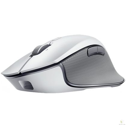 Razer Pro Click, Mouse fără fir ergonomic de înaltă precizie pentru productivitate, Senzor optic avansat Razer 5G, Durată de viață extinsă a bateriei de până la 400 de ore, Senzor optic, 16000 DPI, 50 de milioane de clicuri