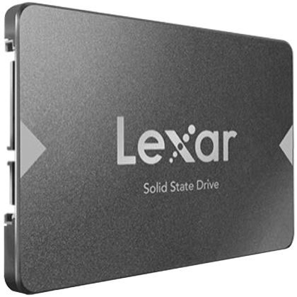 Lexar® 240 GB NQ100 2,5" SATA (6 Gb/s) Katı Hal Sürücüsü, 550 MB/s'ye kadar Okuma ve 445 MB/s'ye kadar yazma, EAN: 843367122790