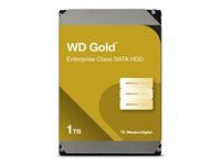 WD Gold 1 TB HDD 7200 rpm 6 Gb/s serial ATA sATA 128 MB cache 3,5 inchi internă compatibil RoHS Enterprise Bulk