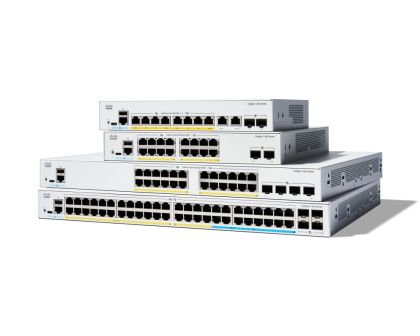 Комутатор Cisco Catalyst 1300 48-port GE, PoE, 4x1G SFP