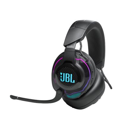 Căști JBL QUANTUM 910 Căști de gaming fără fir supraear de performanță cu urmărirea capului îmbunătățită, anulare activă a zgomotului și Bluetooth