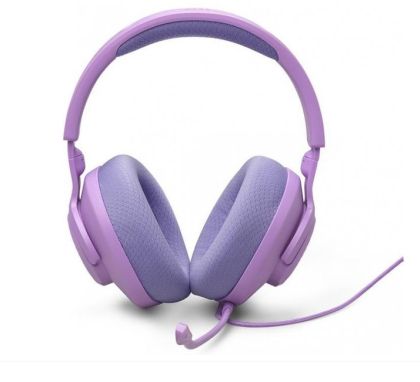 Căști JBL QUANTUM 100M2 PUR Căști de gaming over-ear cu fir cu microfon detașabil și opțiune de dezactivare a sunetului