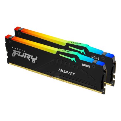 Memorie Kingston FURY Beast RGB 32GB (2x16GB) DDR5 - KF560C30BBEAK2-32