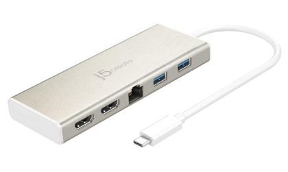 Stație de andocare j5 create JCD381, USB-C, 2x HDMI, USB 3.1, PD 2.0, LAN