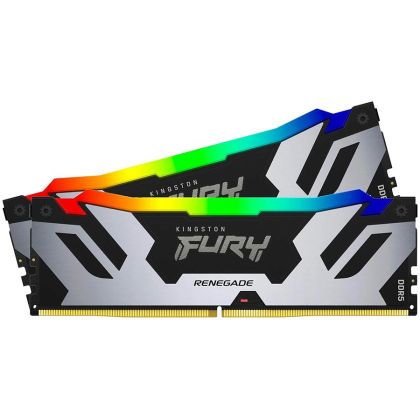 Kingston 32 GB 6400 MT/s DDR5 CL32 DIMM (Kit de 2) FURY Renegade RGB XMP, EAN: 740617329742