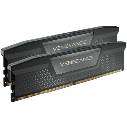 Corsair DDR5, 5600MT/s 32GB 2x16GB DIMM, Unbuffered, 40-40-40-77, Std PMIC, XMP 3.0, VENGEANCE DDR5 Black Aluminum Heatspreader, High-performance PCB, 1.25V