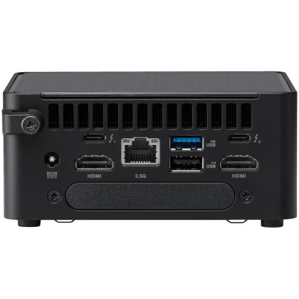 ASUS NUC 14pro/RNUC14RVHU700002I/Intel Ultra 7 155H/grafică Intel Arc/4xUSB/M.2 22x80 NVMe; 22x42 NVMe/2,5 inchi SATA/2,5Gbe LAN/2xHDMI/ 2x Thunderbolt 4 (USB-C+DP)/fără stocare/fără RAM/AX211.D2WG.NV/fără OS/EU cablu/Tall Kit (L6) /EAN:4711387491904