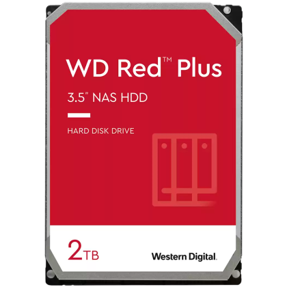 WD Red Plus 2TB SATA 6Gb/s 3.5inch Rpm5400 128MB cache Internal HDD Bulk