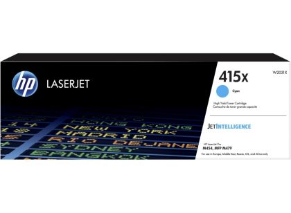 HP 415X Cyan LaserJet Toner Cartridge