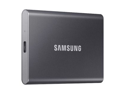 Hard disk Samsung Portable SSD T7 4TB, USB 3.2 Citire 1050 MB/s Scriere 1000 MB/s, Titan Gri