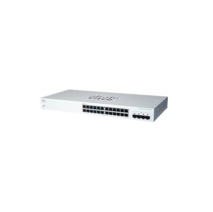 Comutator Cisco CBS220 Smart cu 24 porturi GE, PoE, 4x1G SFP