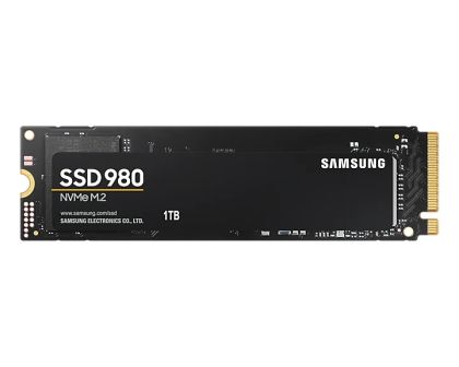 SAMSUNG SSD 980 1TB M.2 NVMe PCIe 3.0 3.500 MB/s read 3.000MB/s write