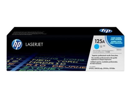 HP 125A original Color LaserJet Toner cartridge CB541A cyan standard capacity 1.400 pages 1-pack