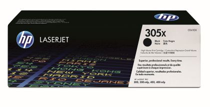 Cartuș de toner original HP 305X LaserJet original CE410X negru de mare capacitate 4.000 de pagini 1 pachet