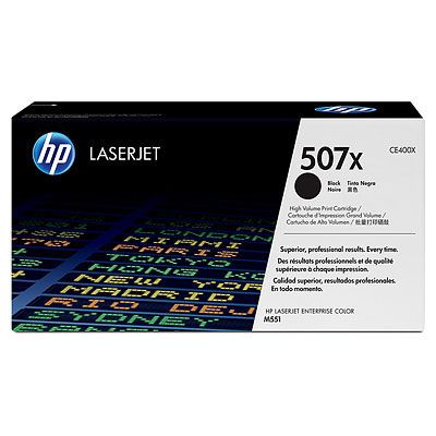 HP 507X original Toner cartridge CE400X black high capacity 11.000 pages 1-pack