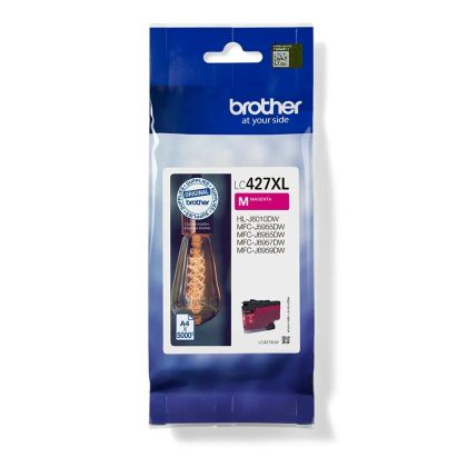 BROTHER LC427XLC Magenta Ink Cartridge - 5000 Pages