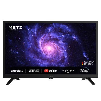 TV METZ 24MTC6000Z, 24 inchi (60 cm), LED HD, Smart TV, Android 9.0 TV, negru