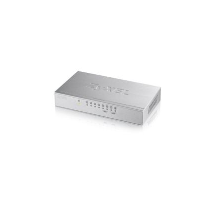 Comutator ZyXEL GS-108B v3, comutator Gigabit Ethernet 10/100/1000Mbps cu 8 porturi, desktop, carcasă metalică