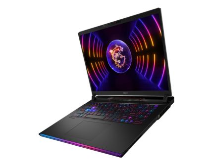 Laptop MSI Raider GE68 HX 14VHG, i9-14900HX, 16" 16:10 UHD+ (3840x2400), MiniLED, 120Hz, 100% DCI-P3, IPS-level, RTX 4080 GDDR6 GDDR6 1GB22GB2, ie SSD Gen4x4, Killer Wi-Fi 7, KBD RGB per tastă, Windows 11 Pro, 4 celule, 99,99 Wh, 2 ani