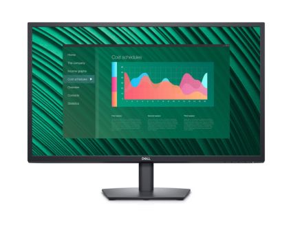 Monitor Dell E2723H, 27 inchi cu lățime LED anti-orbire, VA, 5 ms, 3000:1, 300 cd/m2, 1920 x 1080 Full HD, ComfortView, VGA, DP, înclinat, negru