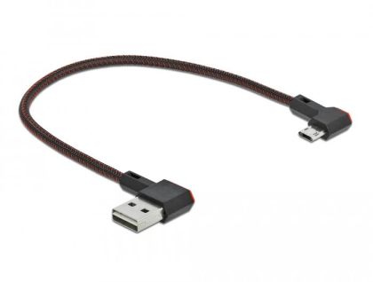 Cablu DeLock, EASY-USB 2.0 tip A tată - EASY-USB Micro-B tată