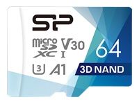 SILICON POWER memory card Superior Pro Micro SDXC 64GB UHS-I U3 V30 +adapter