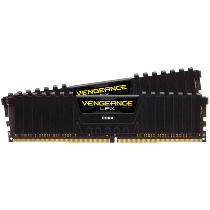 Corsair DDR4, 3200MHz 32GB 2x16GB Dimm, Unbuffered, Dual Rank, 16-20-20-38, XMP 2.0, Heatspreader Vengeance LPX negru, PCB negru, 1.35V, EAN:0840006608547