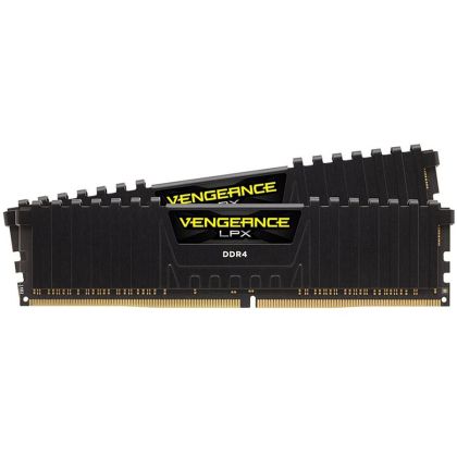 Corsair DDR4, 3600 MHz 16 GB 2 x 8 GB DIMM, fără tampon, 18-22-22-42, XMP 2.0, radiator Vengeance LPX negru, 1,35 V, pentru AMD Ryzen, EAN:0843591082006