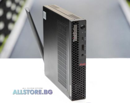 Lenovo ThinkStation P340 Tiny, Intel Core i7, 32GB So-Dimm DDR4, 512GB M.2 NVMe SSD, desktop minuscul, gradul A