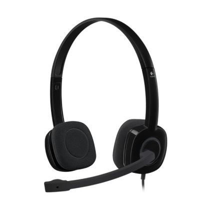 Căști stereo cu fir LOGITECH H151 - NEGRU - 3,5 MM