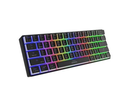 Tastatură Genesis Tastatură mecanică pentru jocuri Thor 660 Wireless RGB Iluminare de fundal Gateron Roșu Negru